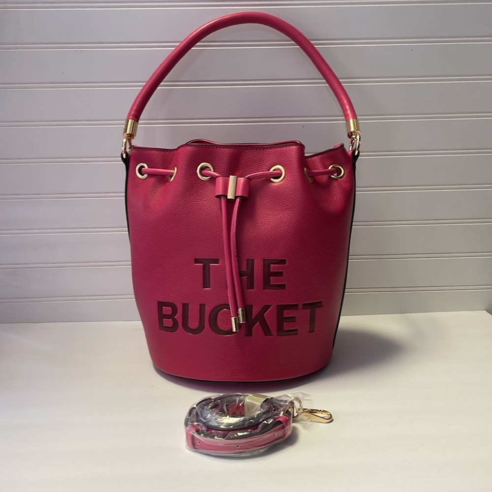 The Bucket Pink Bucket Bag